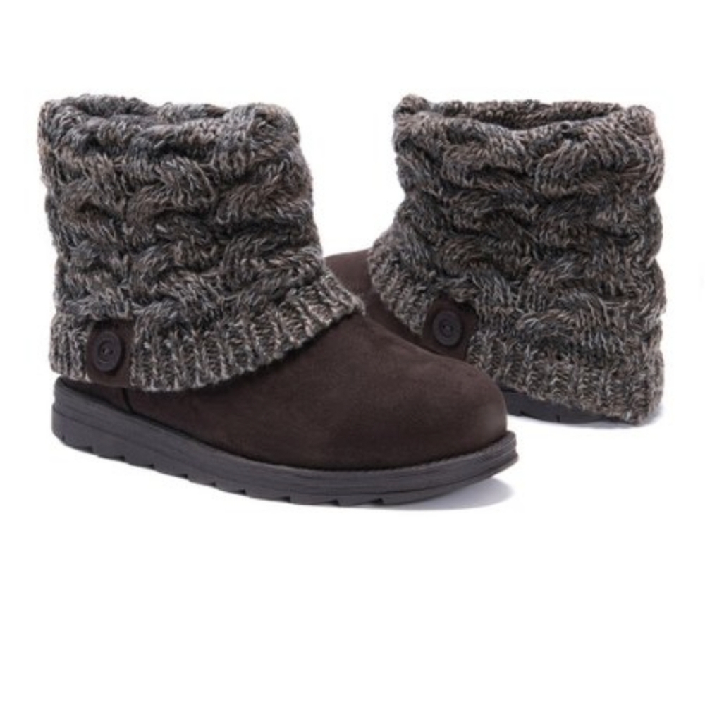 Ladies Muk Luk Patti Cable Cuff boots